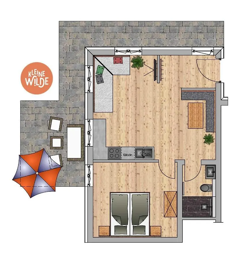Kleine Wilde - Entdeckerquartier Allgaeu Bad Hindelang 0*,  Tyskland